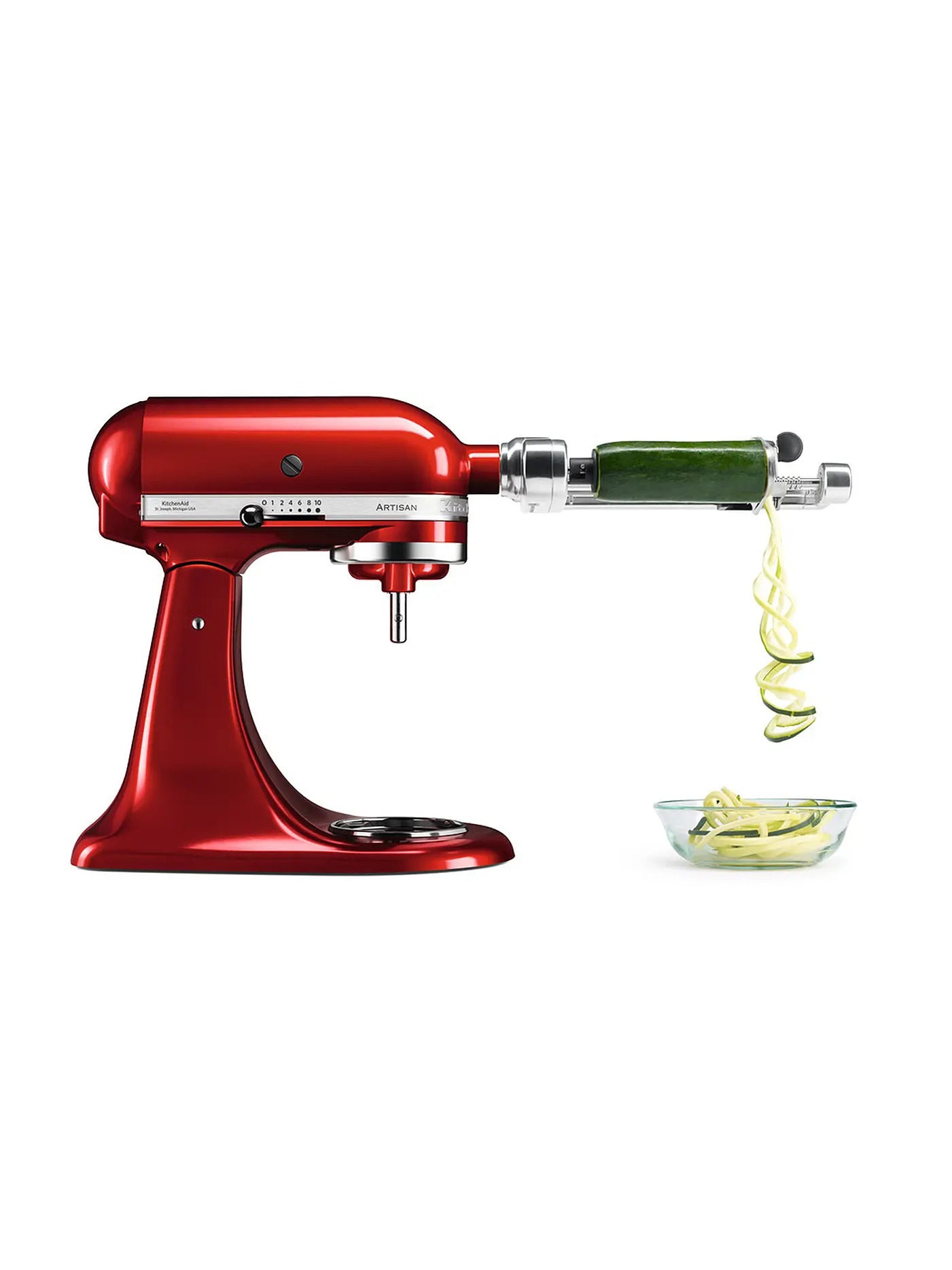 KITCHENAID | Spiralschneider zum Schälen, Entkernen und Schneiden 5KSM1APC | 